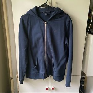 Tommy Hilfiger navy blue zip up sweater